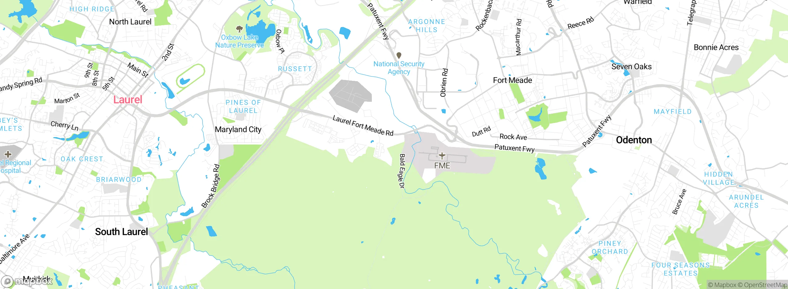 Map showing approximate location