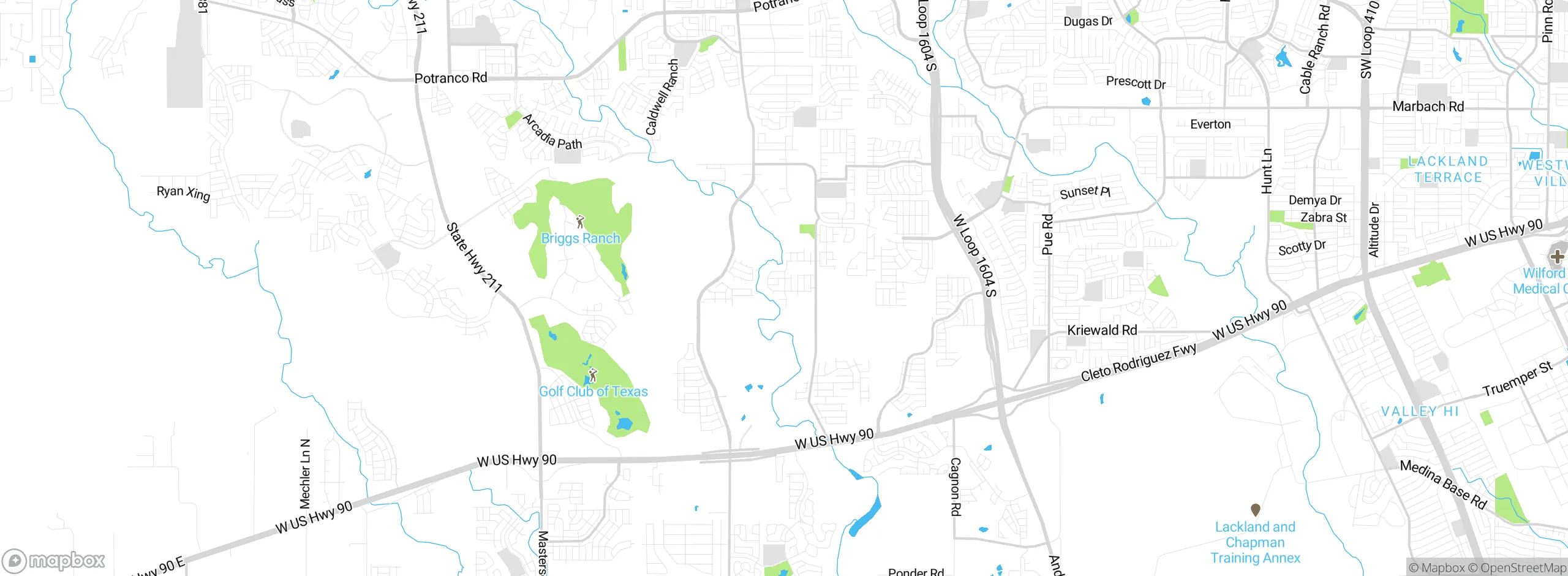 Map showing approximate location