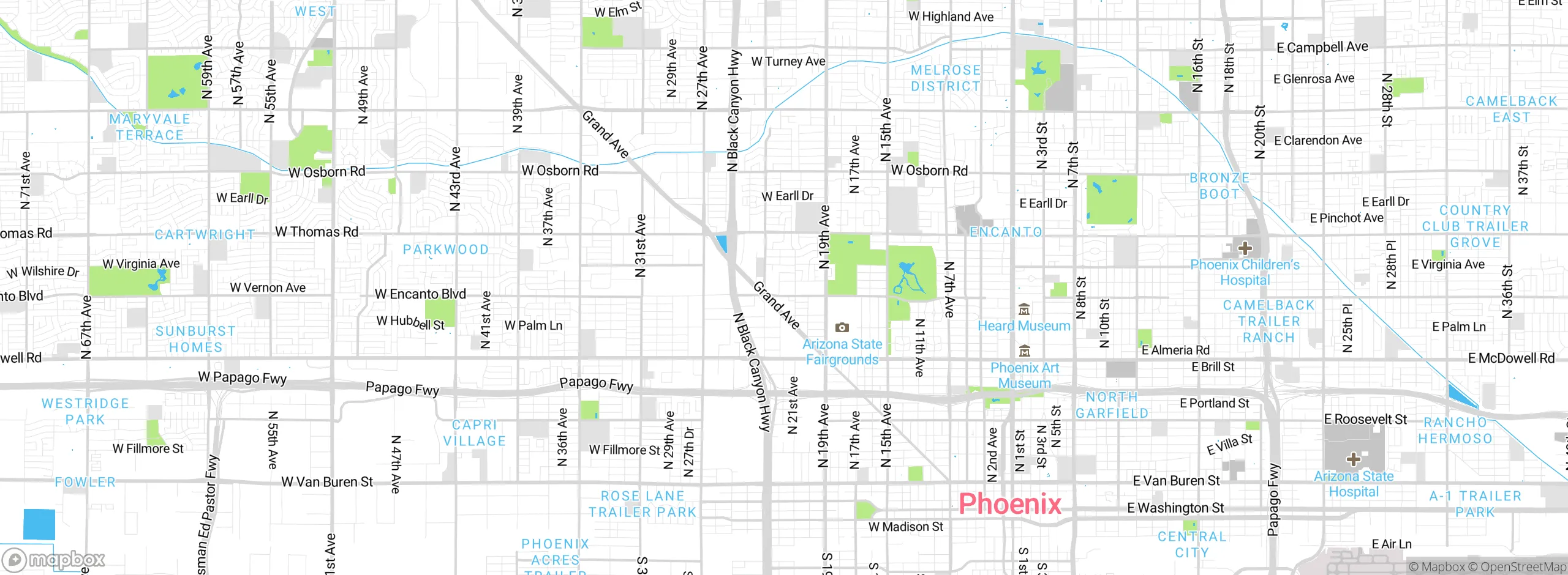 Map showing approximate location