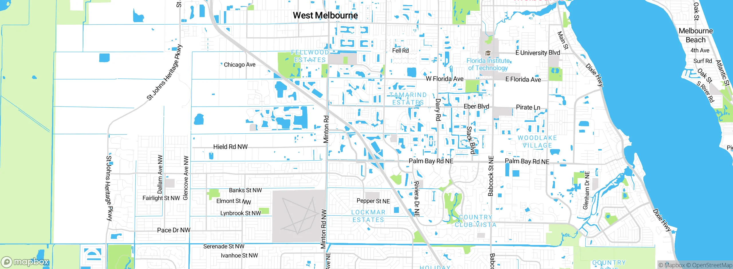 Map showing approximate location