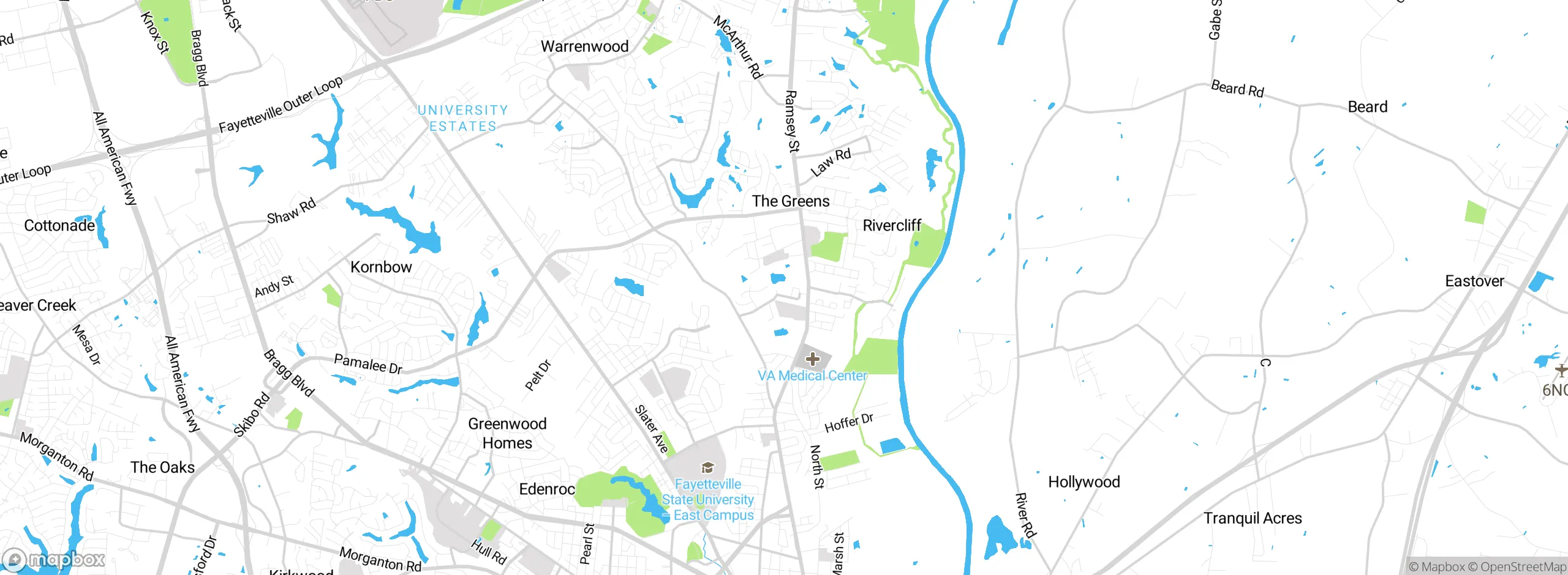 Map showing approximate location