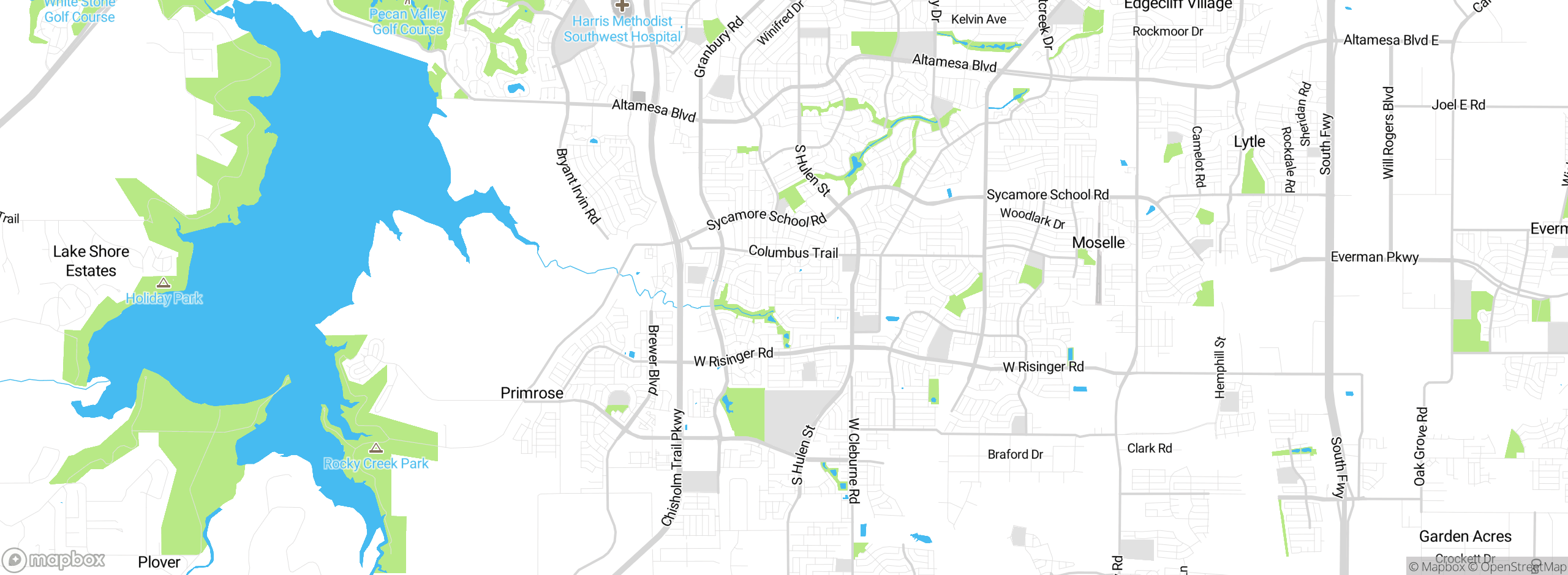Map showing approximate location