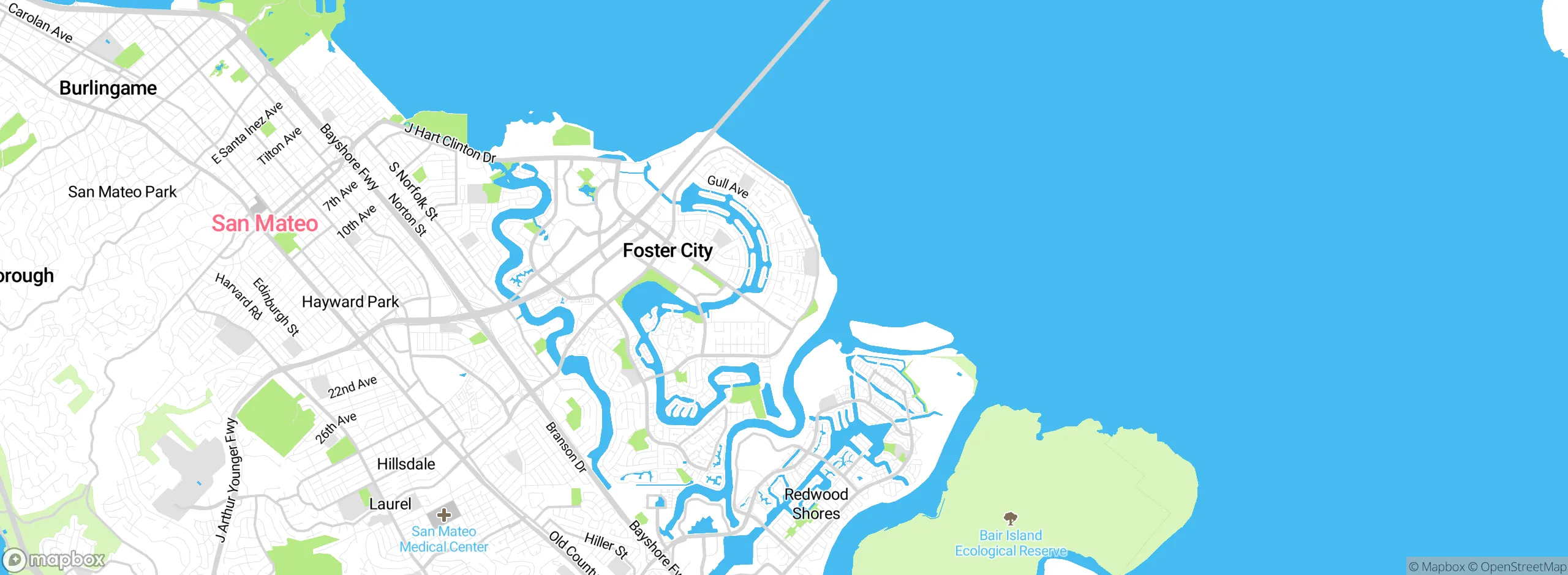 Map showing approximate location