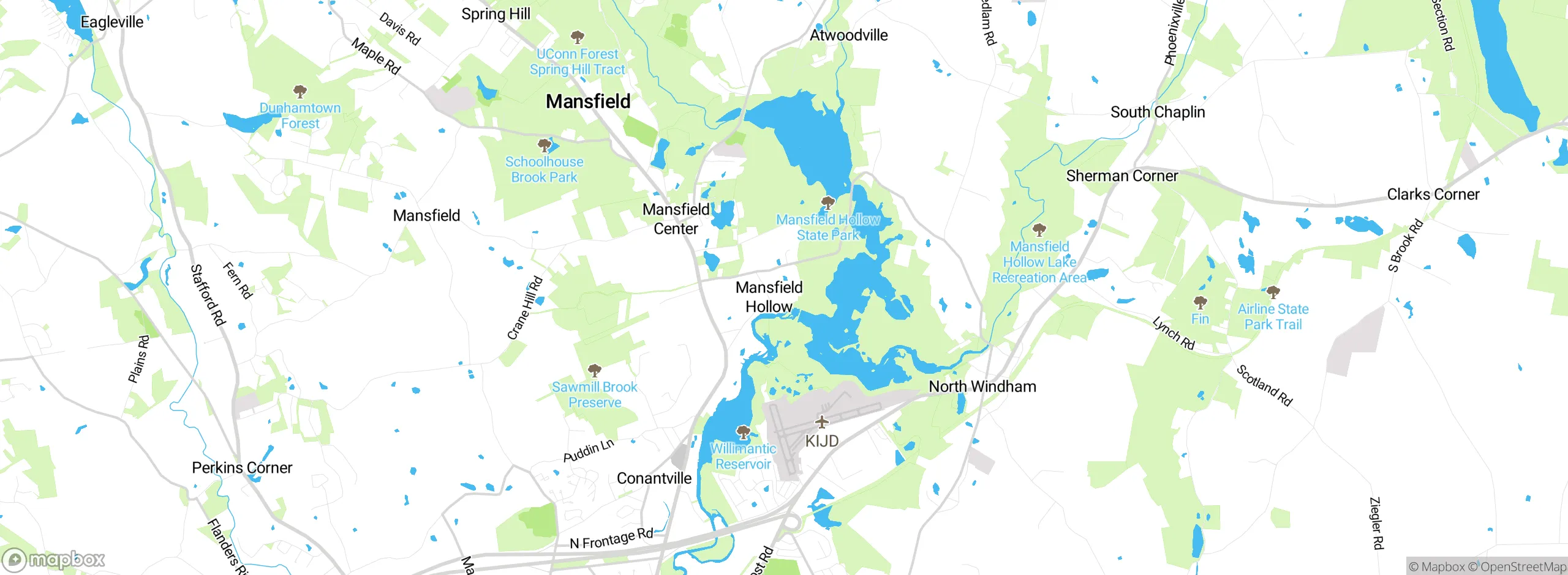 Map showing approximate location