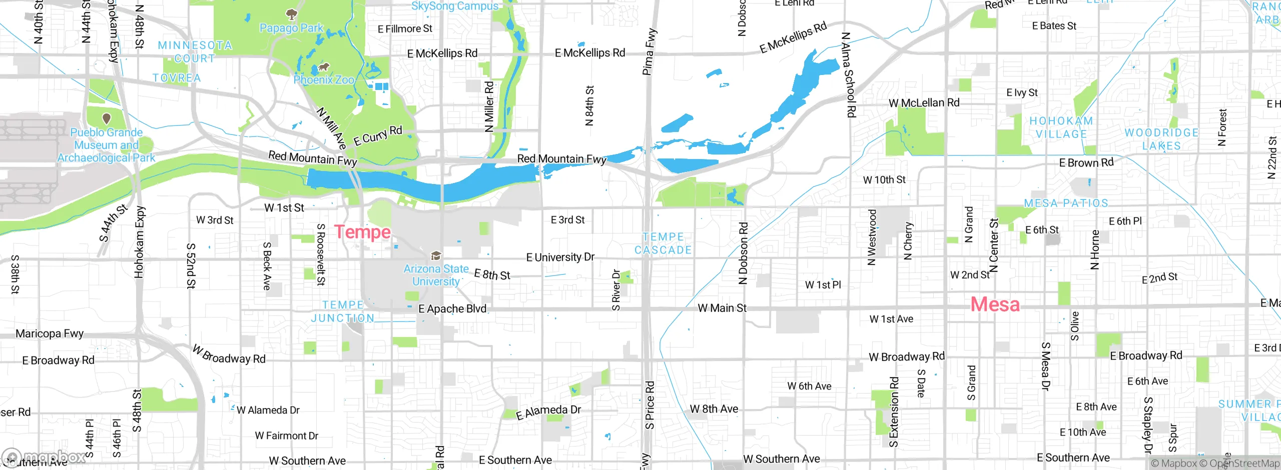 Map showing approximate location