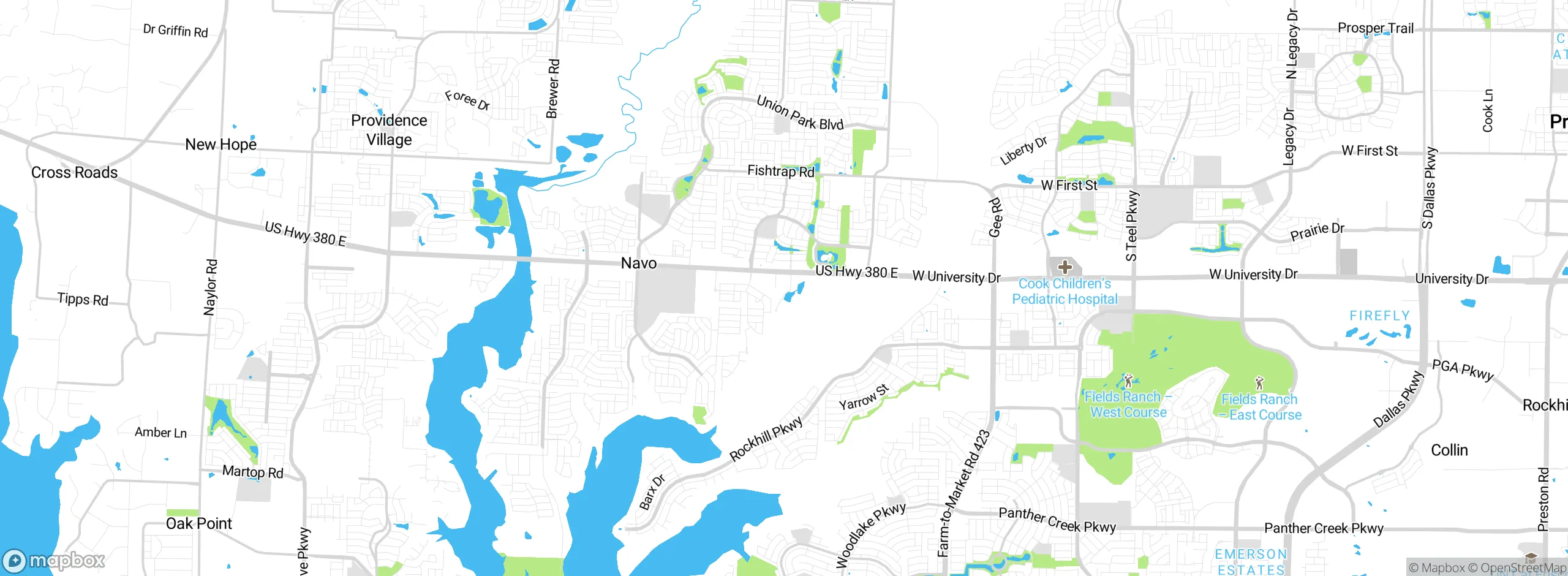 Map showing approximate location