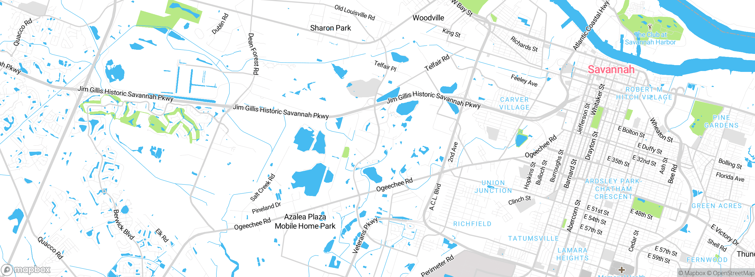 Map showing approximate location