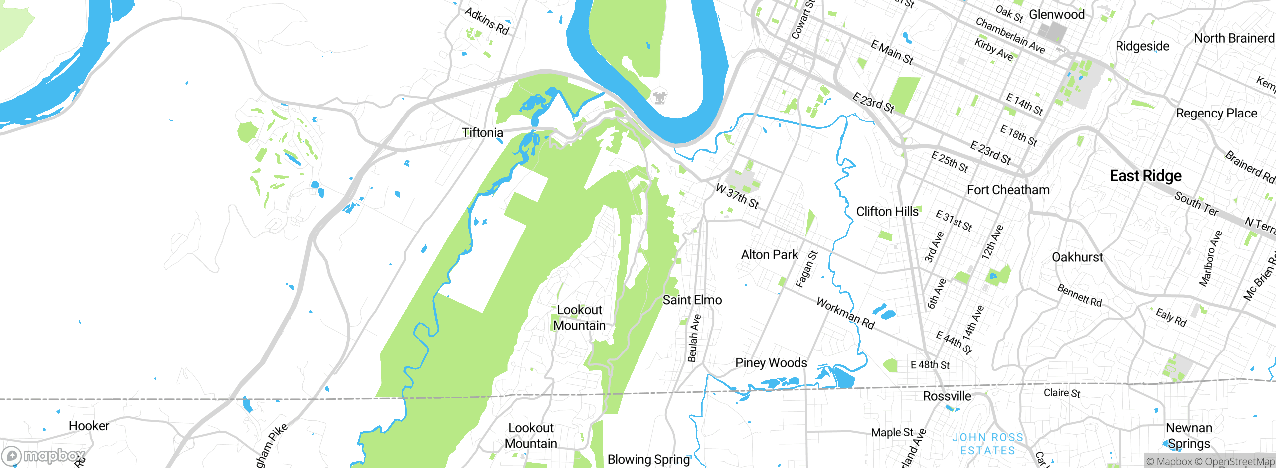 Map showing approximate location