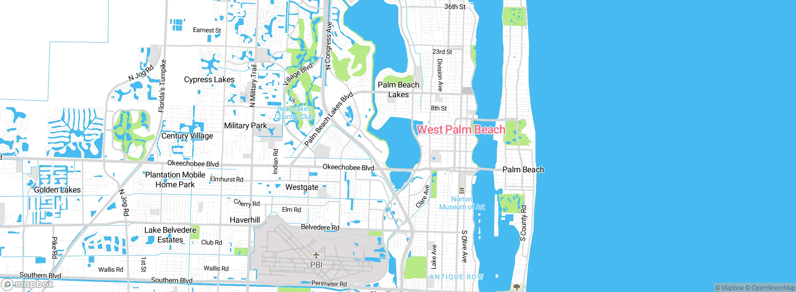 Map showing approximate location