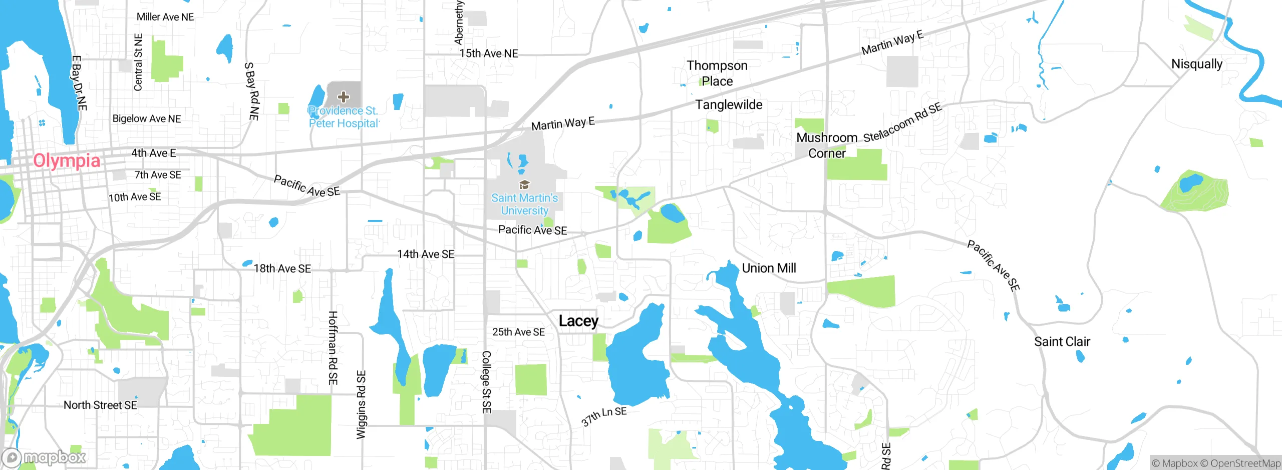 Map showing approximate location