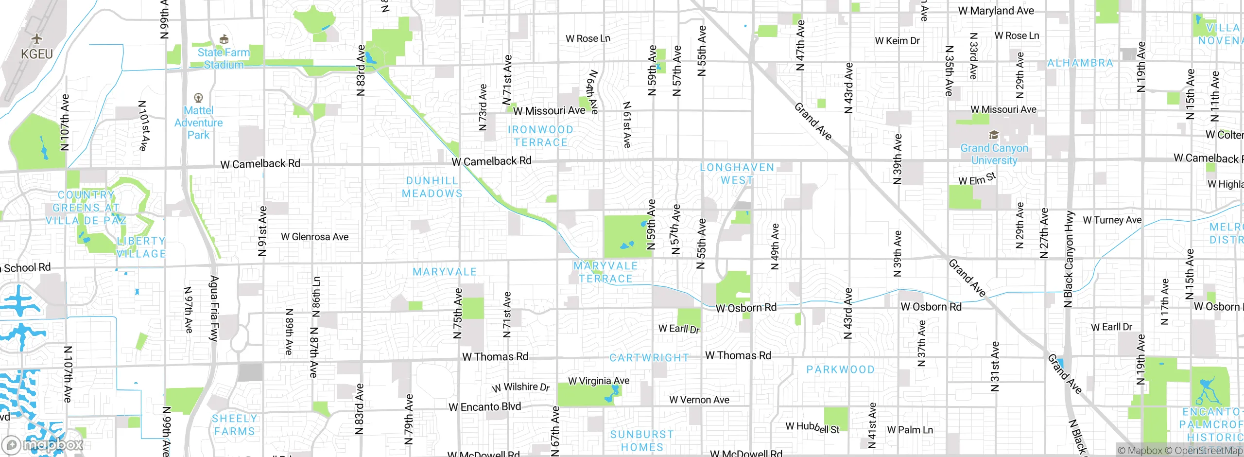 Map showing approximate location