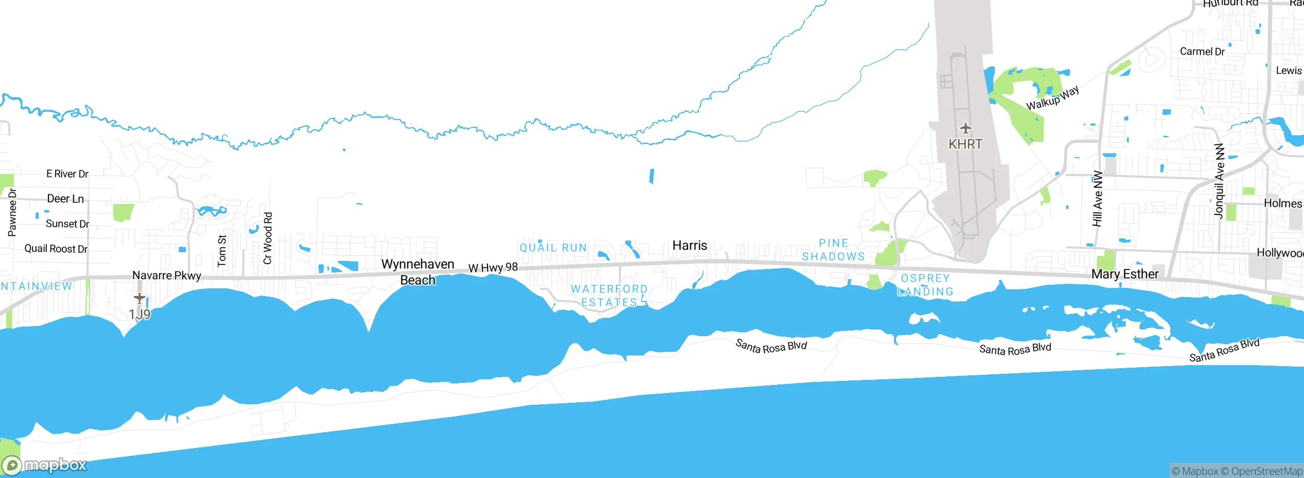 Map showing approximate location
