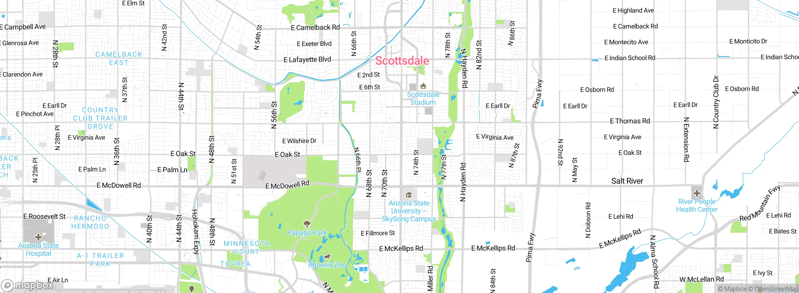 Map showing approximate location