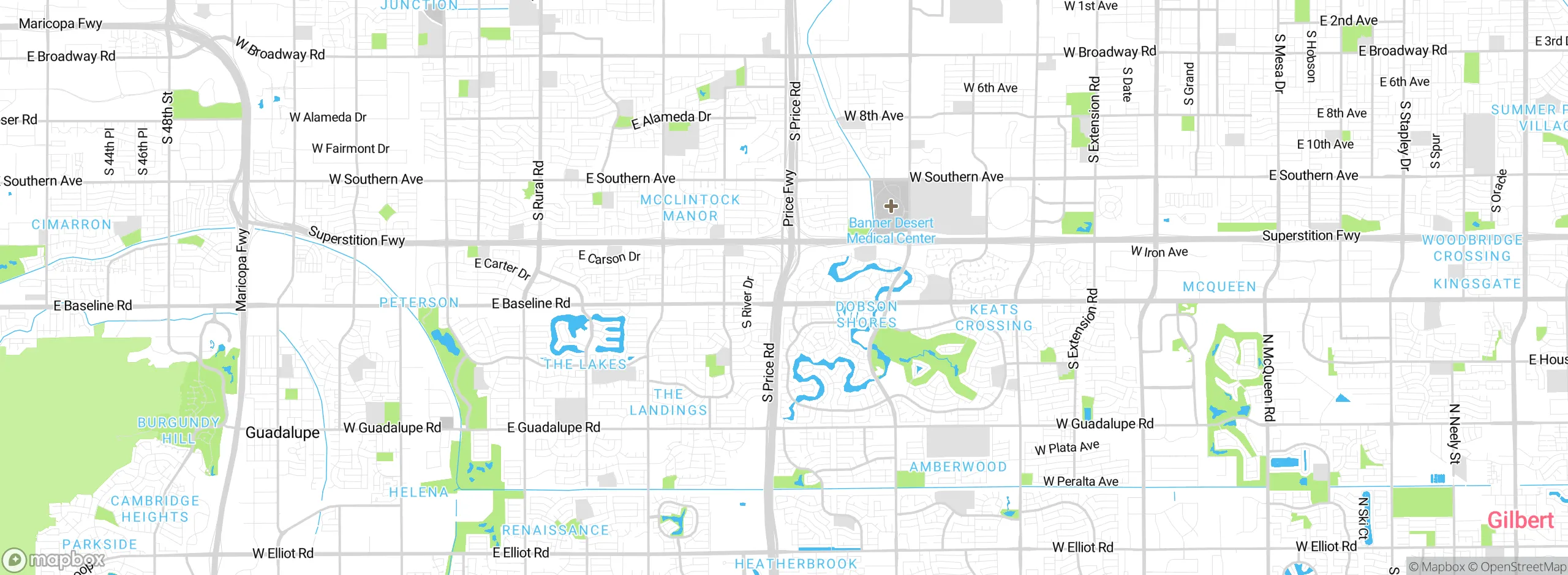 Map showing approximate location