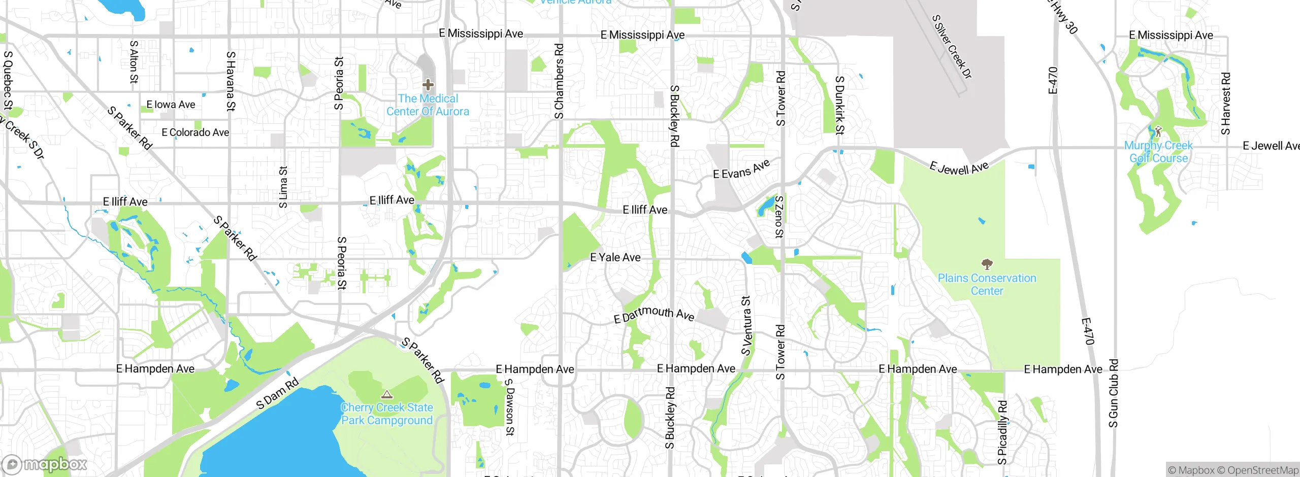 Map showing approximate location