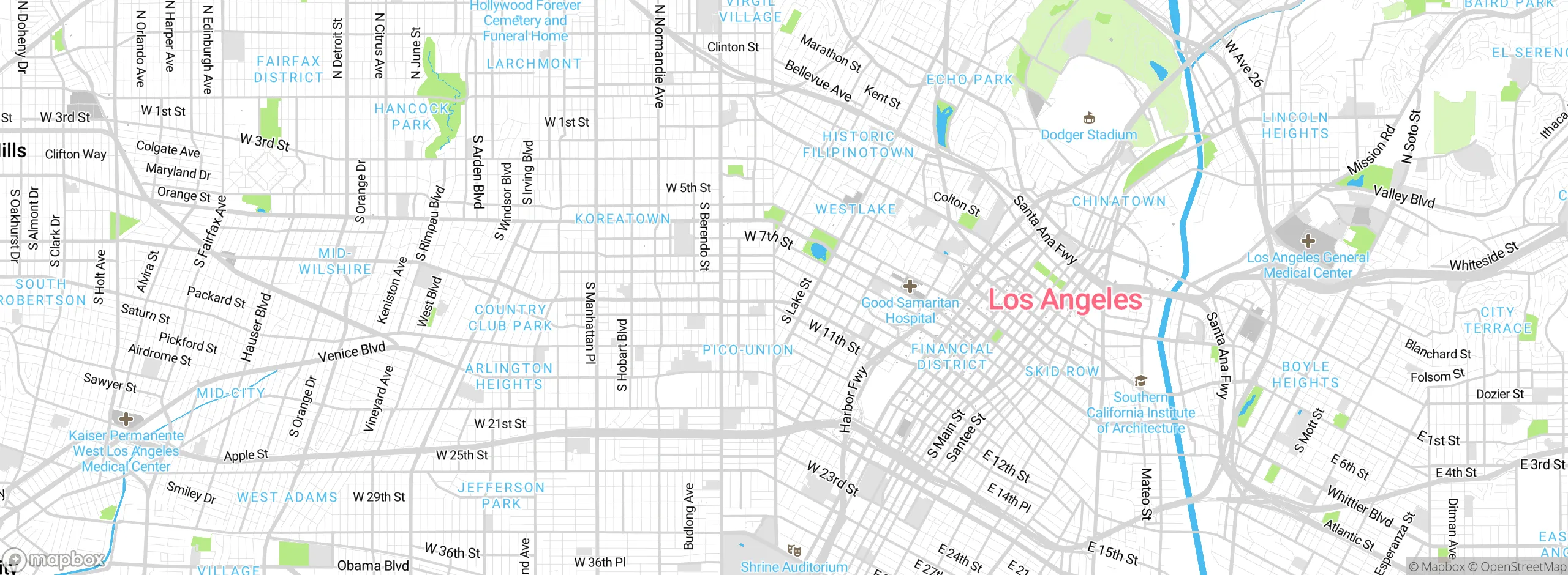 Map showing approximate location