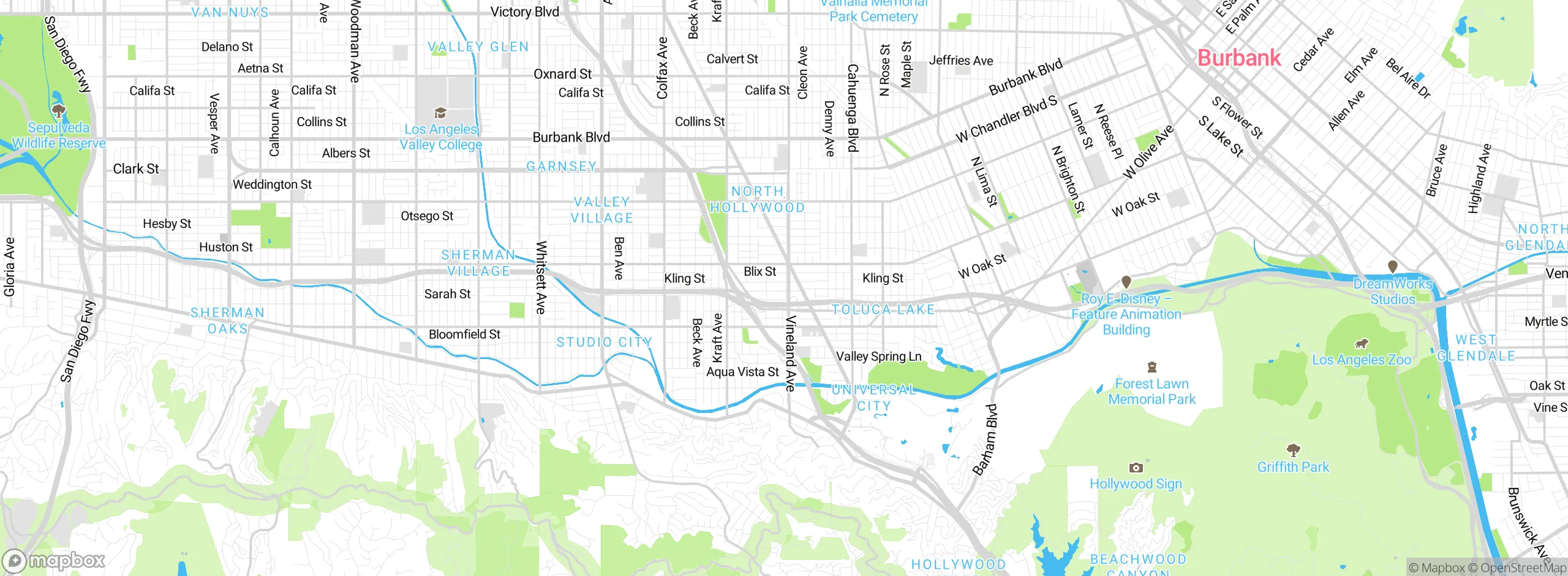 Map showing approximate location