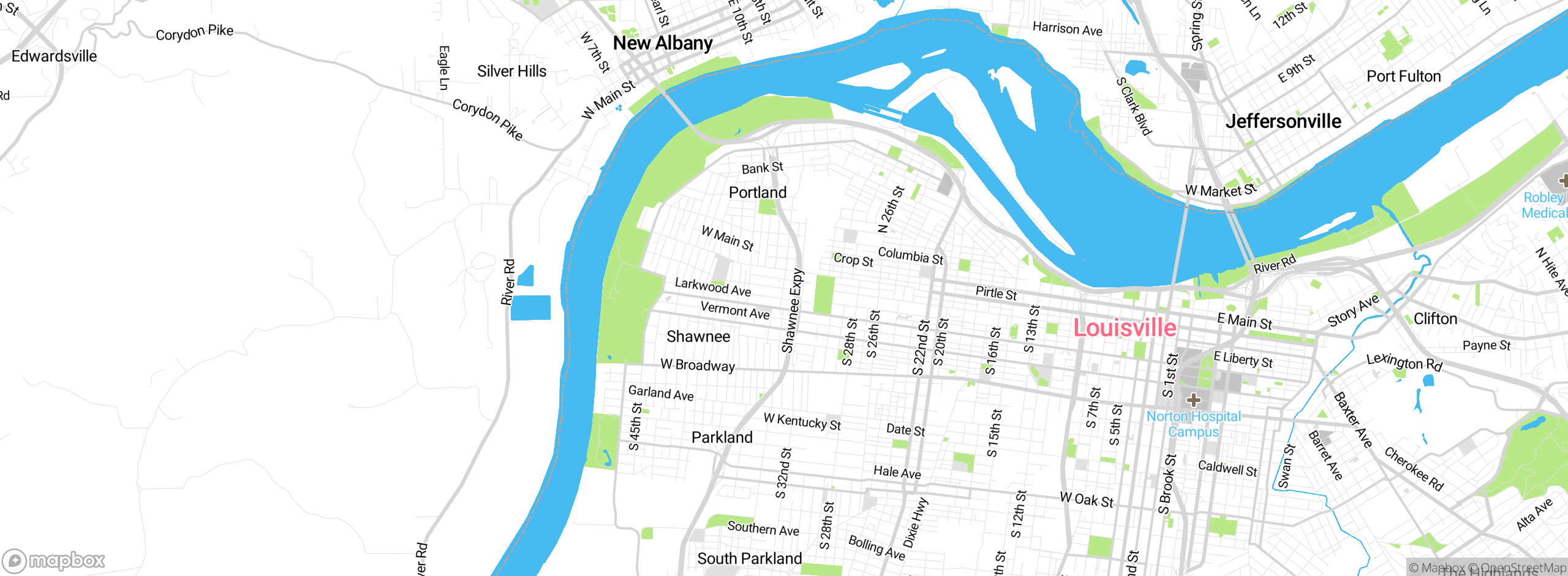 Map showing approximate location
