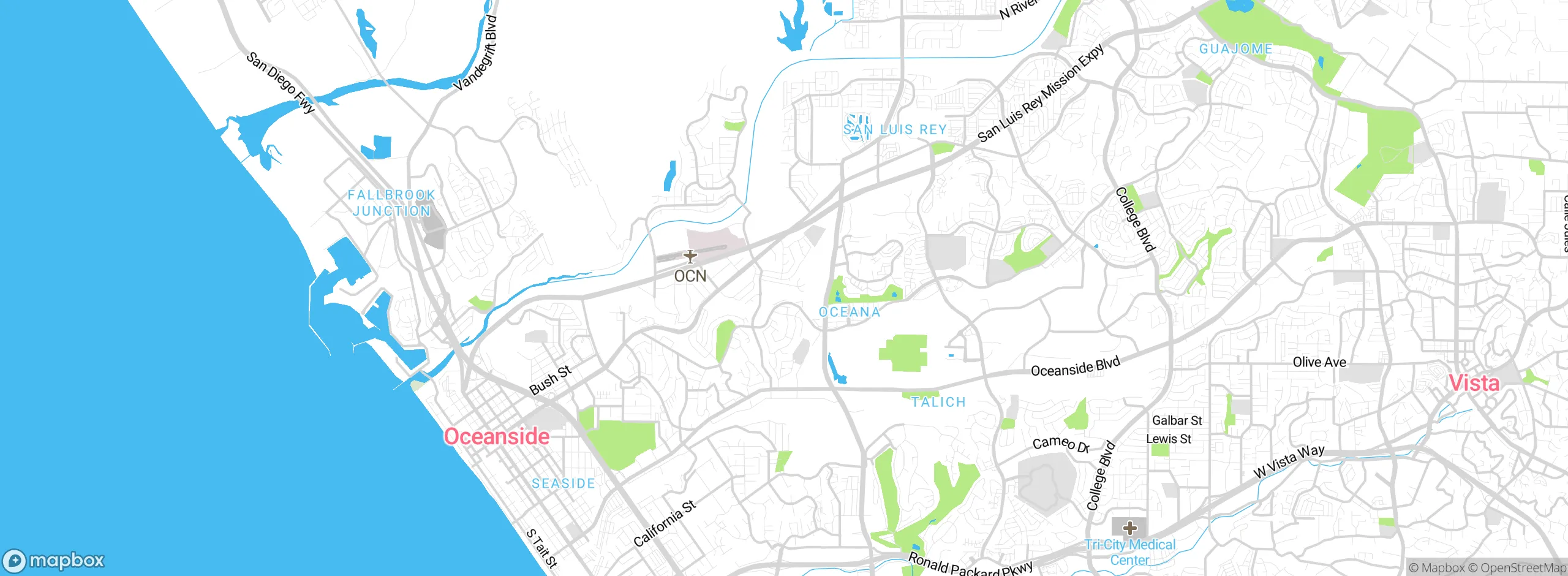 Map showing approximate location