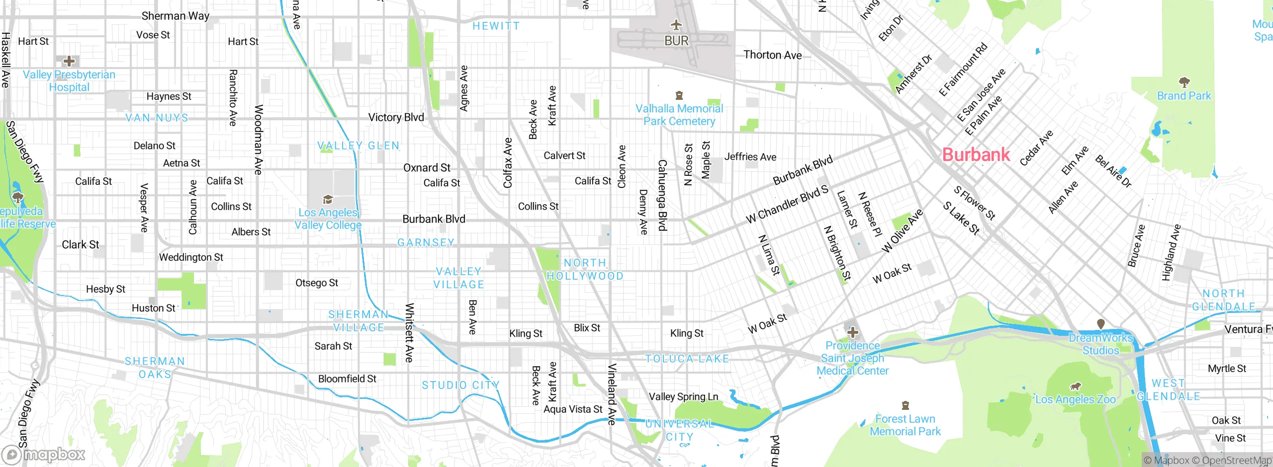 Map showing approximate location