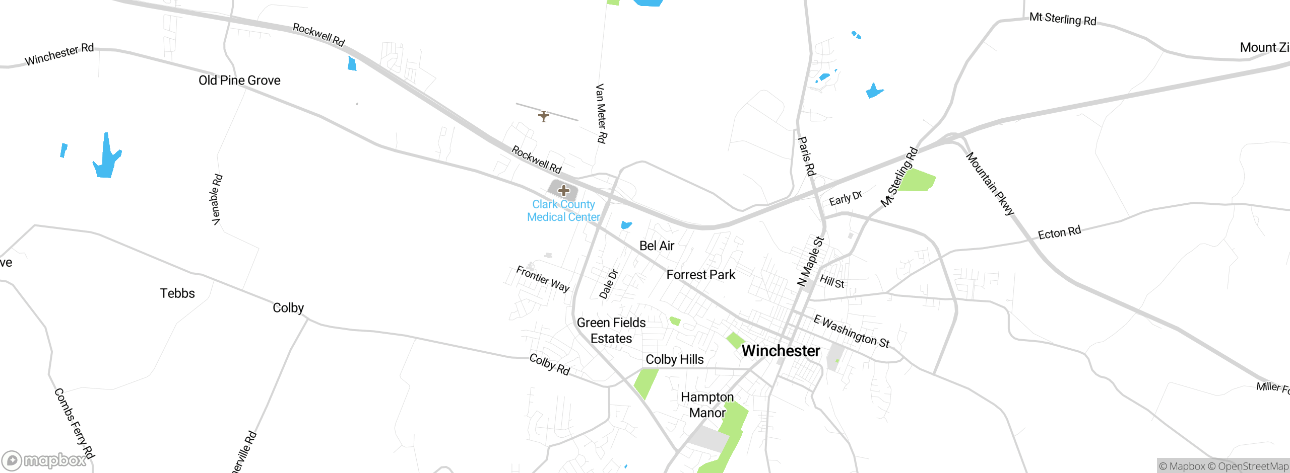 Map showing approximate location