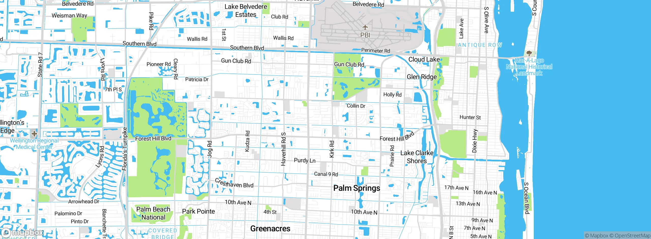 Map showing approximate location