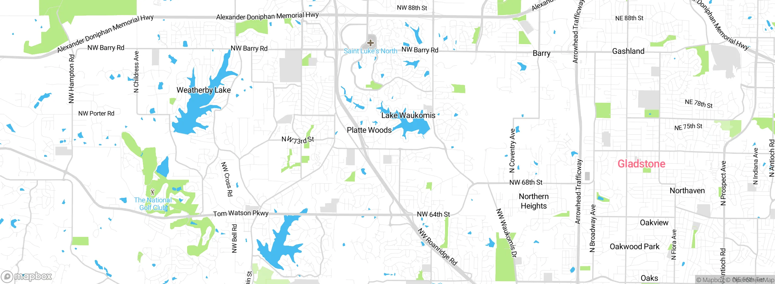 Map showing approximate location
