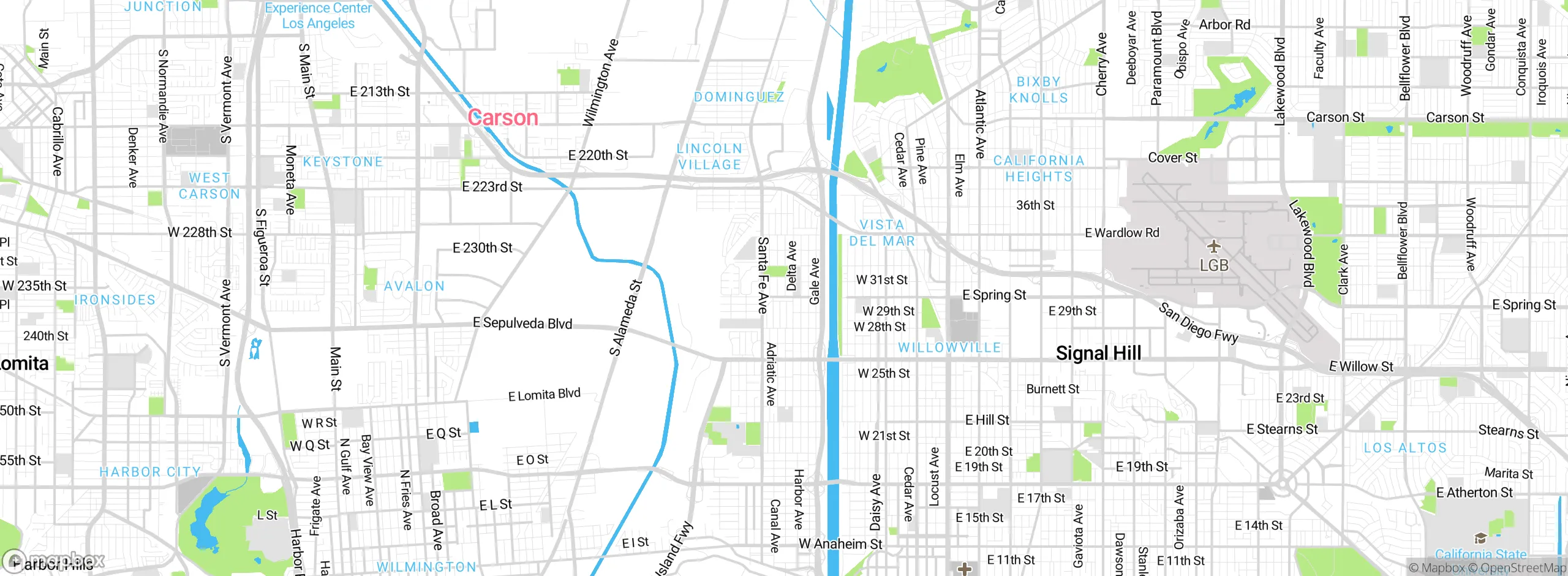 Map showing approximate location