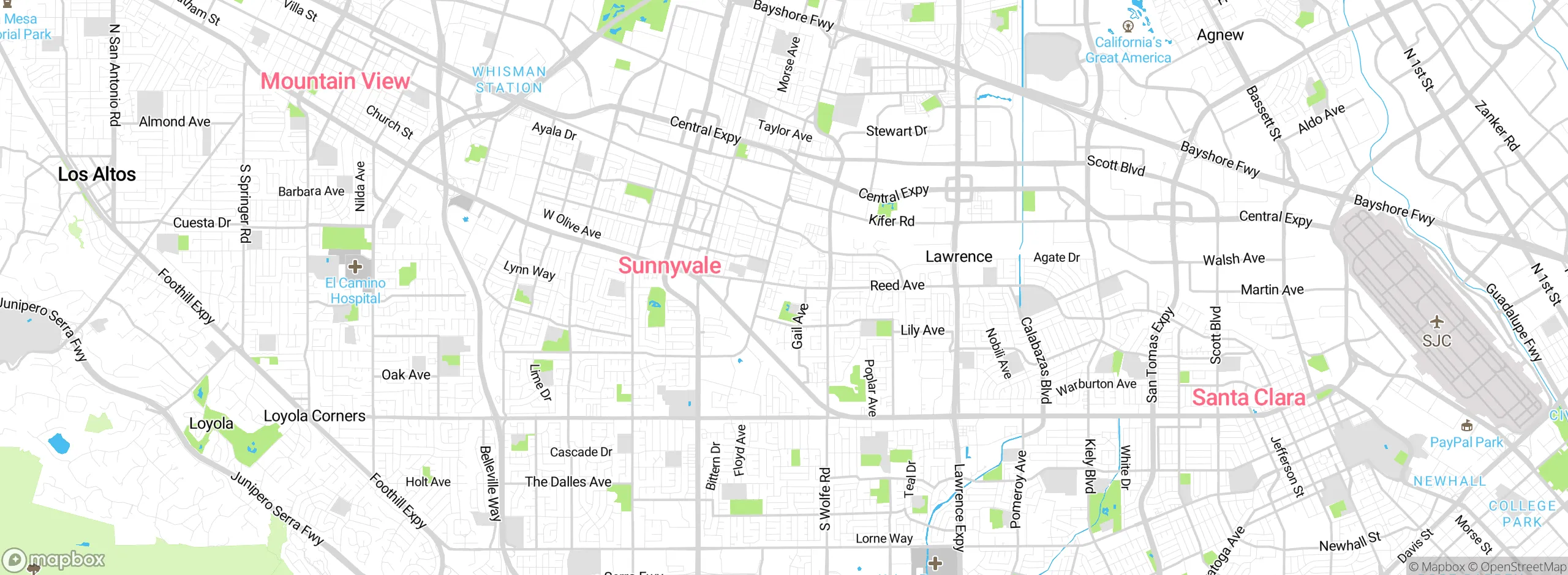 Map showing approximate location