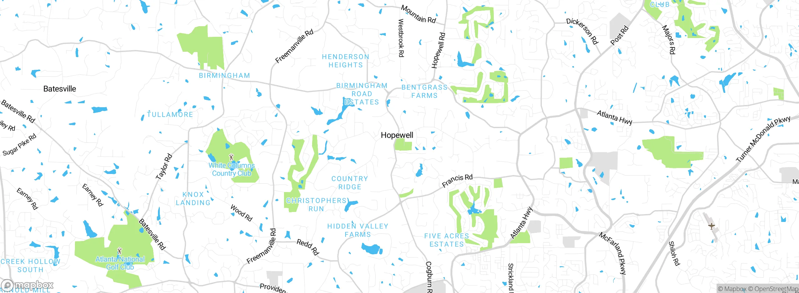 Map showing approximate location