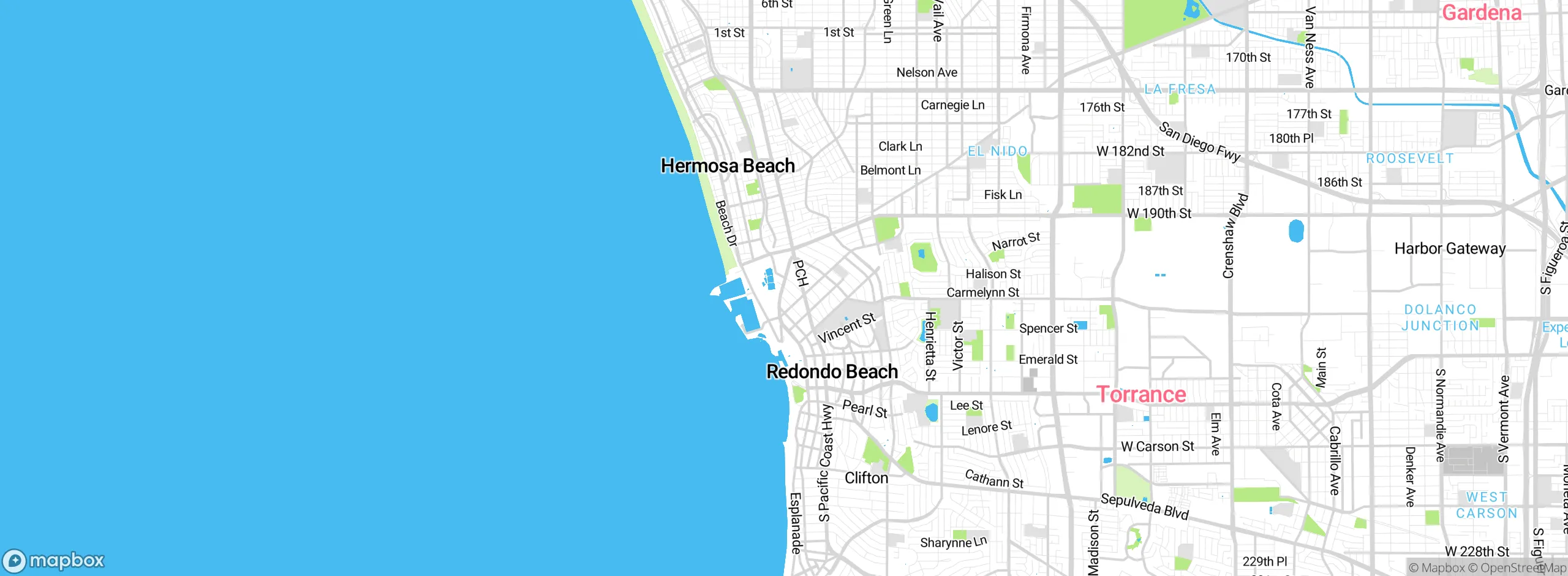 Map showing approximate location