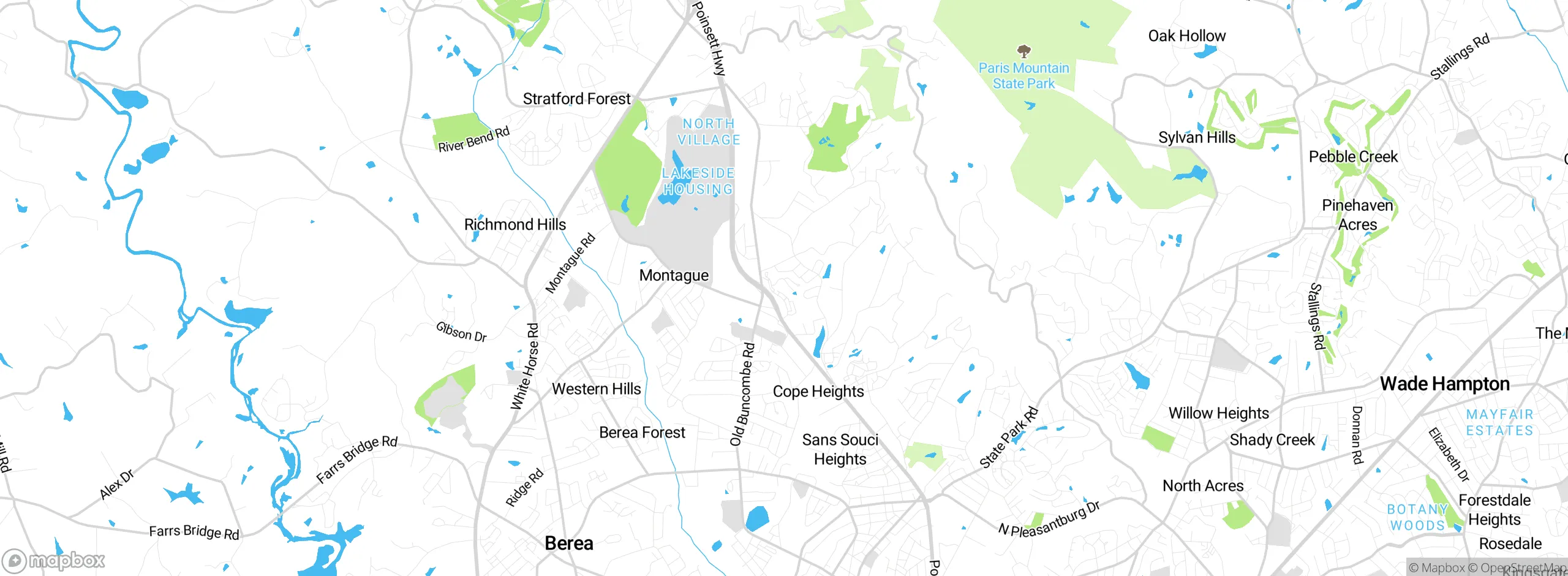 Map showing approximate location