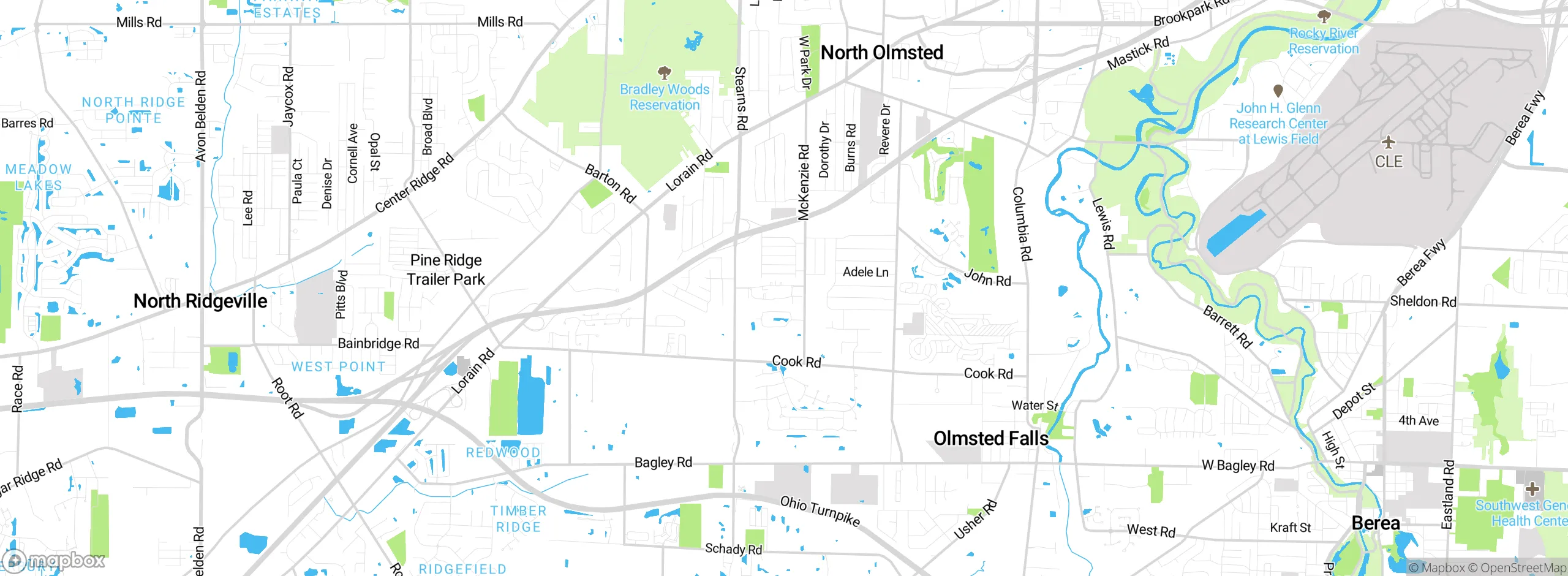 Map showing approximate location
