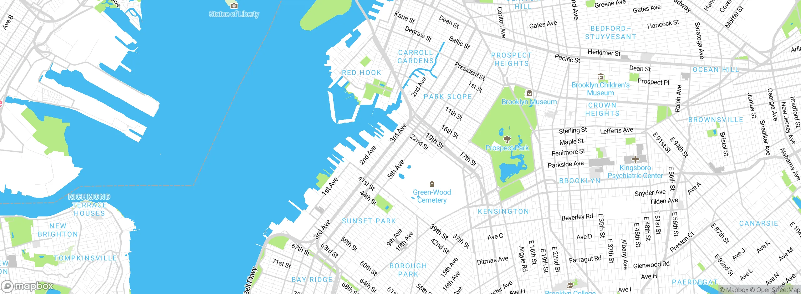 Map showing approximate location