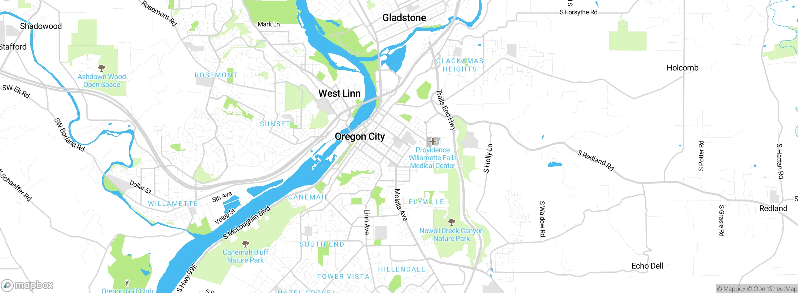 Map showing approximate location