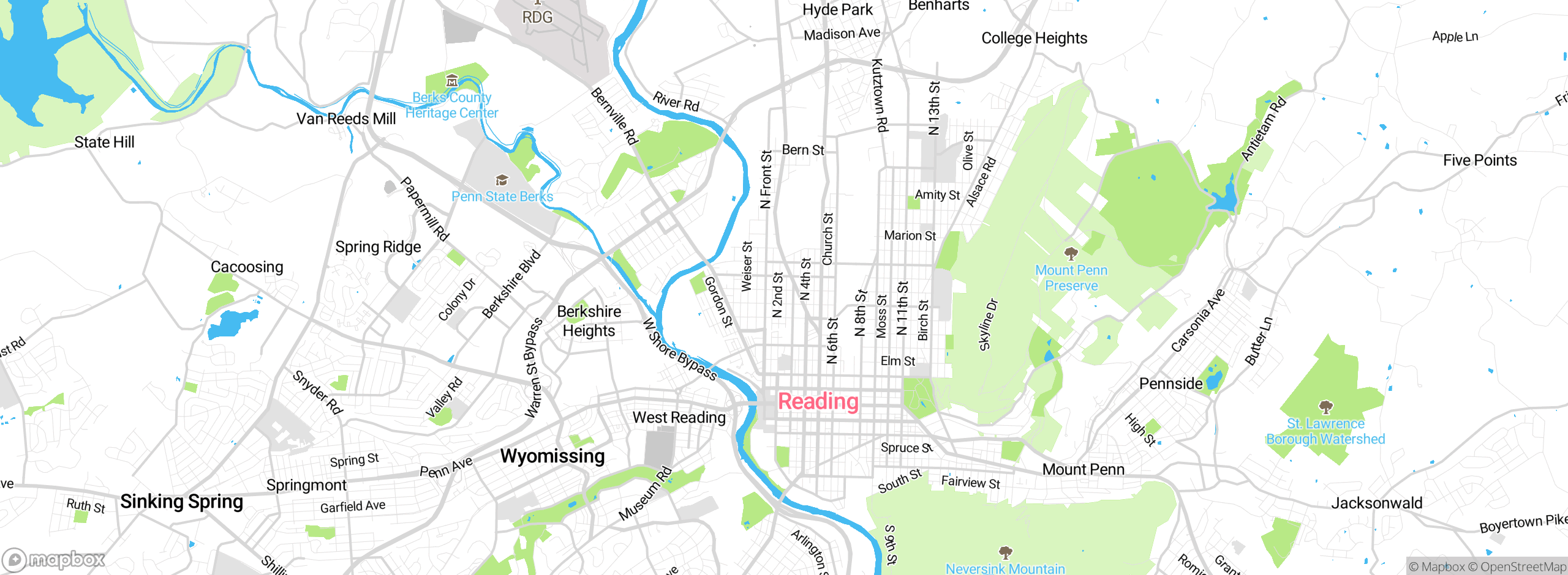 Map showing approximate location