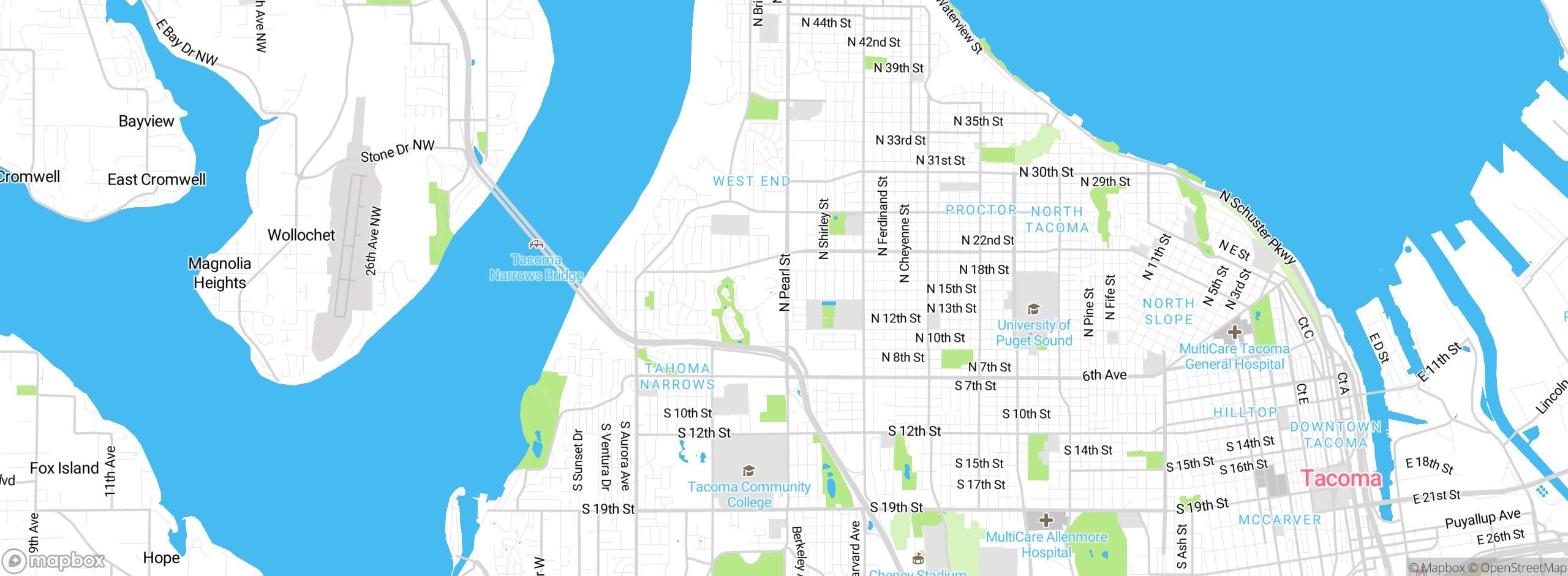 Map showing approximate location