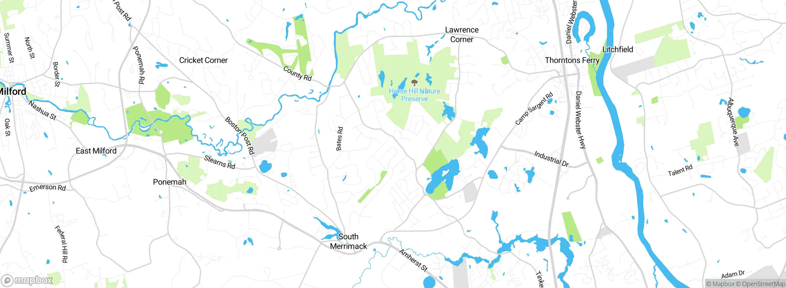 Map showing approximate location