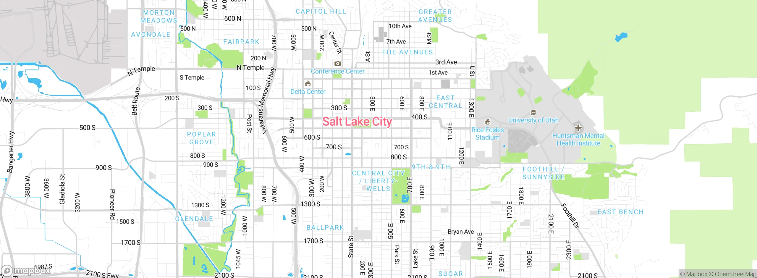 Map showing approximate location