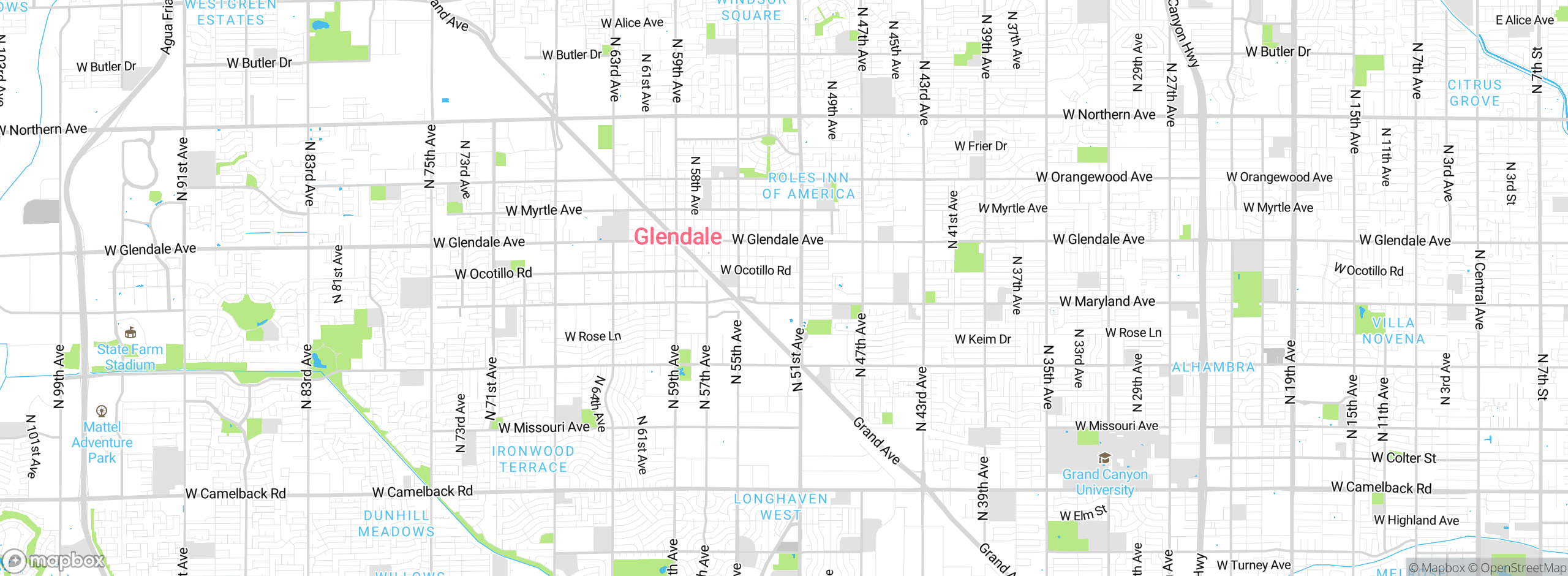 Map showing approximate location
