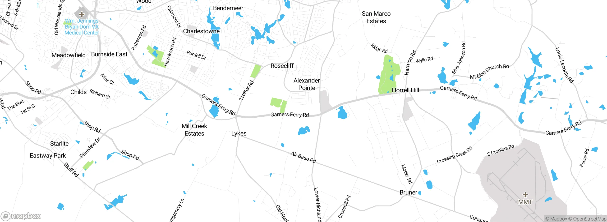 Map showing approximate location