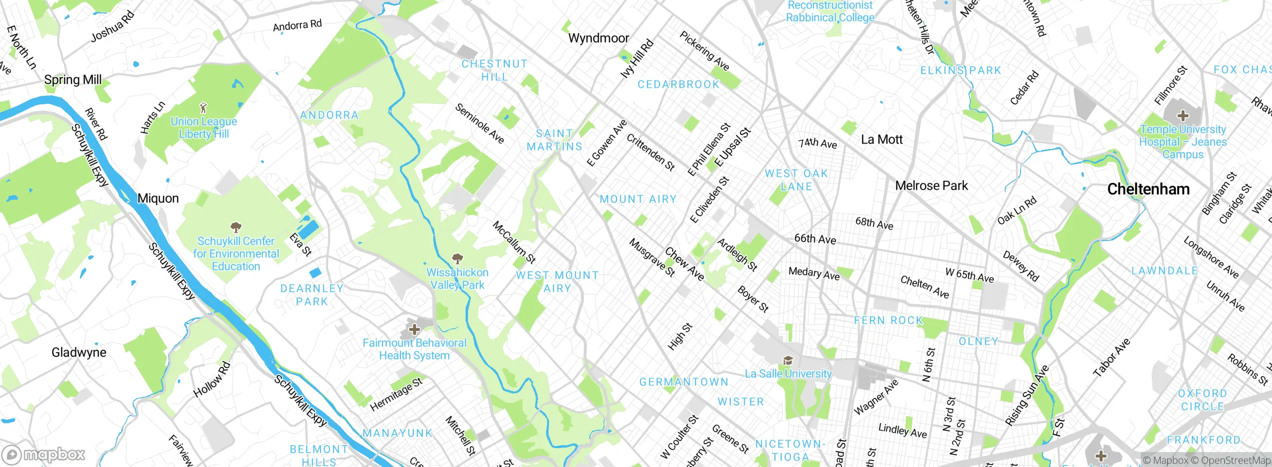Map showing approximate location