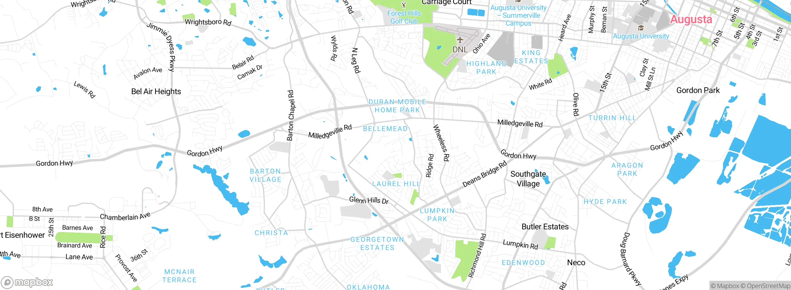 Map showing approximate location