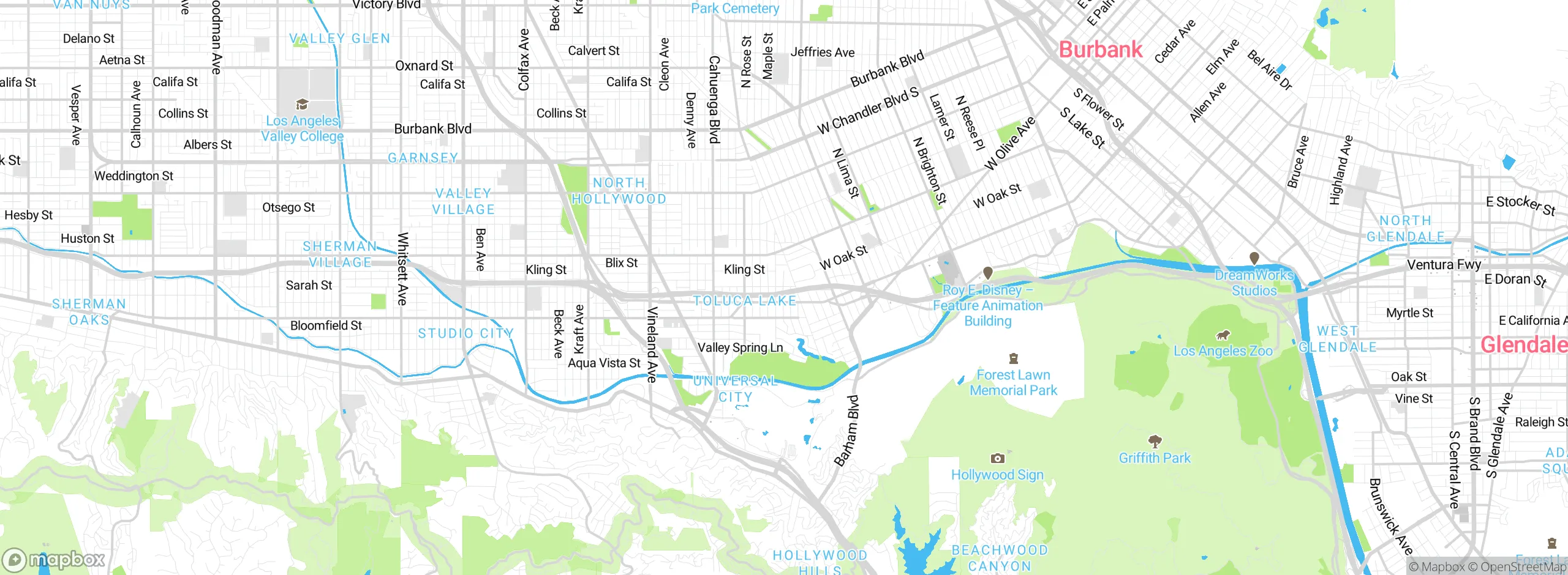 Map showing approximate location
