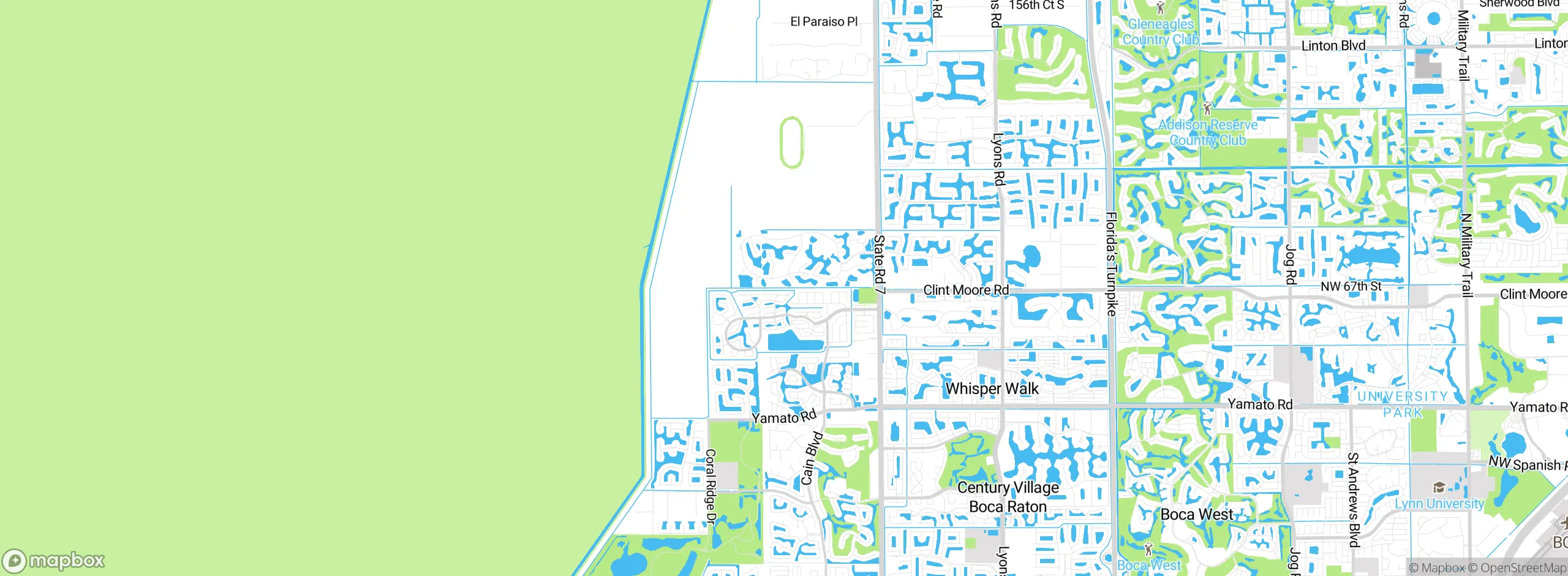 Map showing approximate location