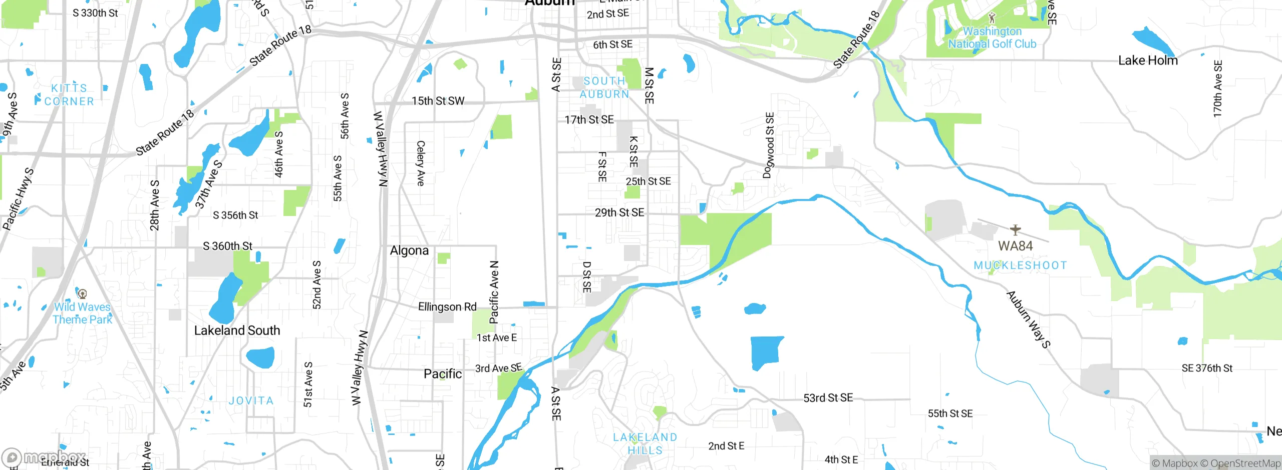 Map showing approximate location