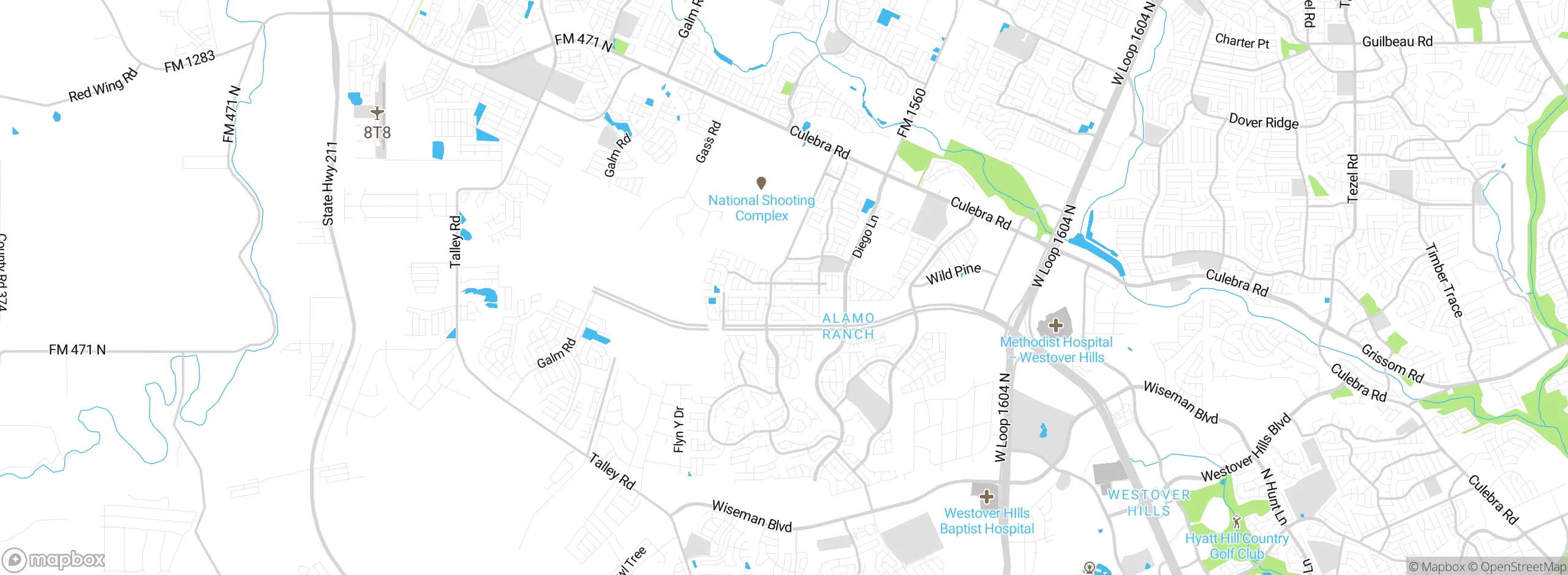 Map showing approximate location