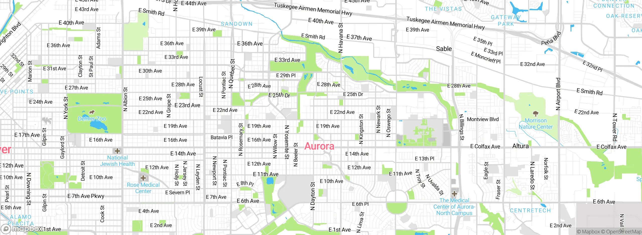 Map showing approximate location