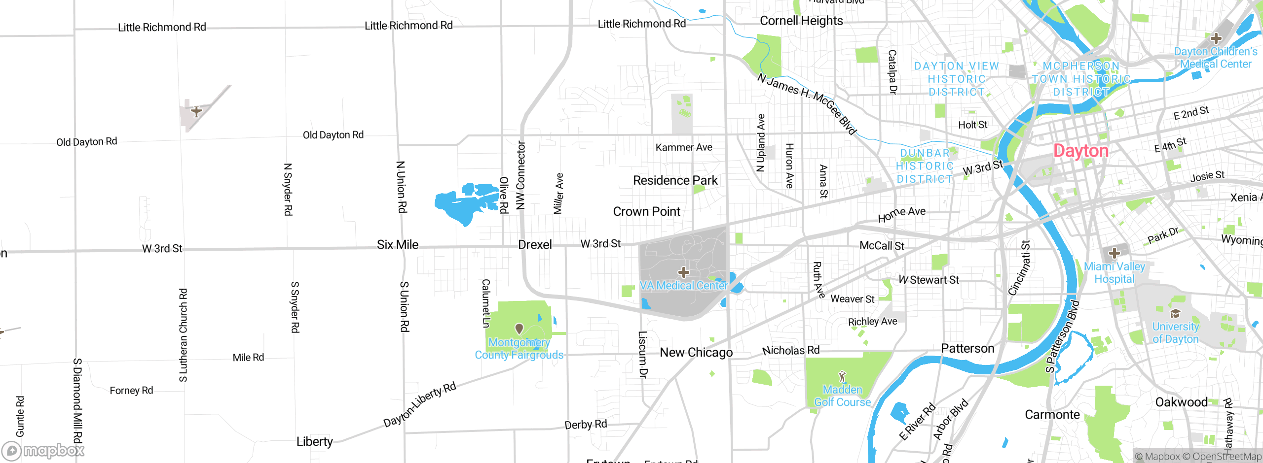 Map showing approximate location