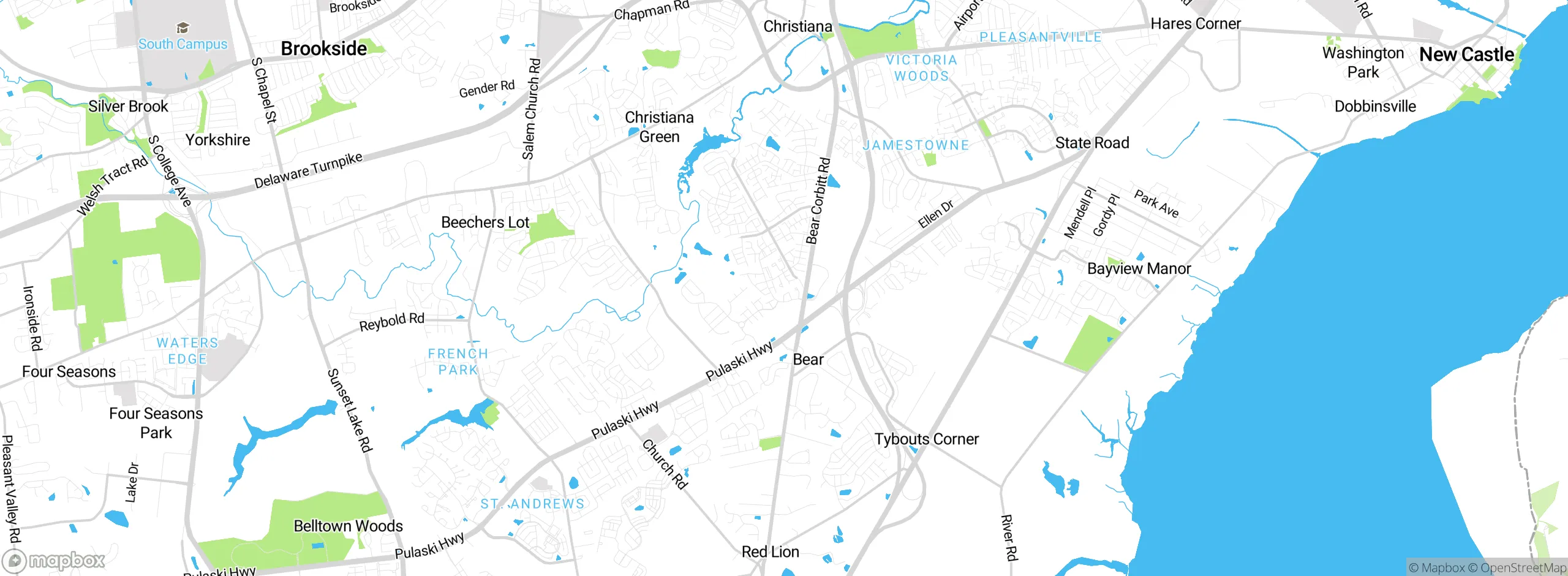 Map showing approximate location